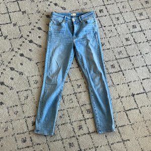 Mother Jeans High Waisted Looker Crop size 25